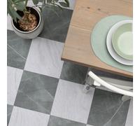 Fine Décor Floor Pops Bonneville Jade Self Adhesive Vinyl Floor Tiles Pack Of 30 (2.79Sqm)