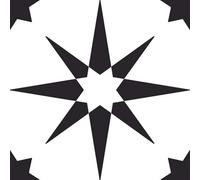 Fine Décor Floorpops Altair Self Adhesive Vinyl Floor Tiles Modern Black White Kitchen