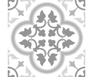 Fine Décor Floorpops Remy Mosaic Self Adhesive Vinyl Floor Tiles Modern Grey White Kitchen