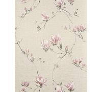 Fine Decor Isla Floral Luxury Textured Vinyl Wallpaper, Natural Pink