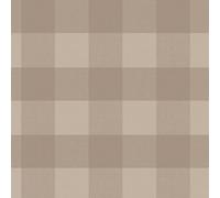 Fine Décor M1503 Glamorous Check Natural Wallpaper, White,Full Roll