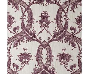 Fine Decor Milano 10 Floral Damask Plum