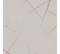 Fine Décor Quartz Fractal Textured Wallpaper in Beige Fine Décor Beige