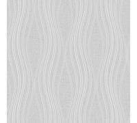 Fine Décor Quartz Wave Wallpaper Silver Fine Decor Fd42567