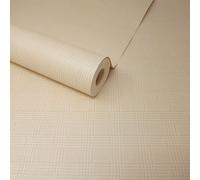 Fine Décor Stanton Plaid Cream Wallpaper
