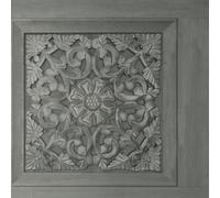 Fine Decor UK Carved Panel Gunmetal Grey
