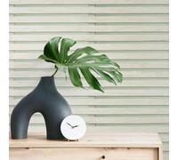 Fine Décor Wood Slats Wallpaper - Modern Wallpaper for Living Room, Bedroom, Fireplace - Decorative Luxury Wall Paper with Wood Effect Pattern (Sage Green)