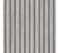 Fine Decor Wooden Slats Wallpaper - Realistic Slat Wall Effect - 3D Style Timber Panel Wallcovering for Lounges, Bedrooms & Hallways - Smooth Matte Finish, Grey FD44160 (10.05m x 53cm)