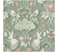 Fine Decor Woodland Mint Green Wallpaper Paste The Paper Washable Kids Room