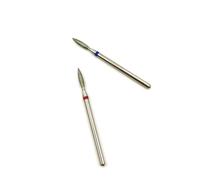 Fine Diamond Nail Drill Bits Flame Shape 1Pcs(H0210D-M)