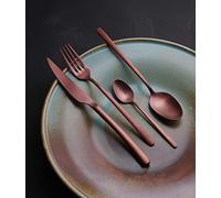 Fine Dine 764978 Amarone 18/10 Chromium-Nickel Steel Bronze Tea Spoon,