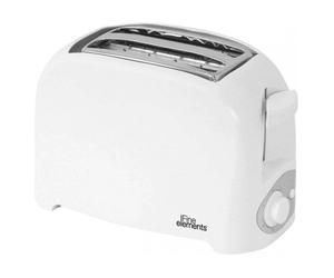 Fine Elements SDA1008DAD 2 Slice Plastic Toaster White
