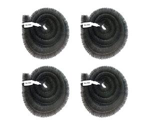 Fine Garden Gutter Brush 16 Meter x 100mm, DIY Gutter Cleaning Tools, Gutter Brush Leaf Guard with Stainless Steel Bristles, Gutter Leaf Guard to Keep Out Leaf and Moss Debris