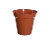 FINE GARDEN Nursery Terracotta Strong and Durable Plastic Plant Pots | Ideal for Cultivation, Cuttings or prickings | Available Various Sizes and Quantities - 25cm garden pot terracotta