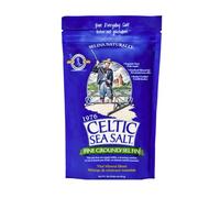 Fine Ground Celtic Sea Salt 16 Ounce Resealable Bag - Great for Cooking, Baking and Pickling - Gluten-Free, Non-GMO Verified, Kosher, Paleo-Friendly
