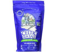 Fine Ground Celtic Sea Salt 16 Ounce Resealable Bag - Great for Cooking, Baking and Pickling - Gluten-Free, Non-GMO Verified, Kosher, Paleo-Friendly