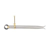 Fine Ground Spring Divider Caliper, Carbon Steel Brass Flat Leg Inside Spring Compass, Professional Mechanical Marking Tool with Fine Grinding Processing for Leather Making and Met (250mm)