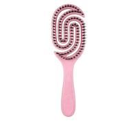 Fine Hair Brush - Spiral Styling Tool with Hollowed Bristles, Detangling Brush with Anti-Breakage Design, Smoothing Massage Application, Portable Care Accessories for Kids, Women, Home, Salon, Re