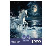 Fine Horse Jigsaw Puzzles for Adults Educational Game The Impossible Challenge 1000 Piece Difficult Hard Jigsaw Puzzles for Man And Woman with Letters on Back 38x26cm/1000pcs