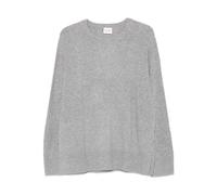 Fine Knit Crewneck Jumper - female - Closed - Round-neck Knitwear - Gray - S - Knitwear S