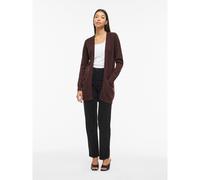 Vila Ril Long Cardigan Brown M Woman