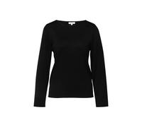 Fine Knit Sweater with Round Neck Women s.Oliver Noir 34