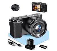 Fine Life Pro Digital Camera 1080P, 48 Megapixel 12X Optical Zoom Photo Camera, Optical Image Stabiliser Vlog Camera
