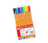 Fine Line Drawing Pen 0.4mm Super Fine Tip Watercolor Marker Set for Art Sketching Mangas School Supplies Colorful Fineliner Marker Set