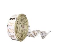 Fine Linen Ribbon 2.5in Christmas Ribbons for Party Bridal Shower Engagement Wedding Decorations Linen Ribbon