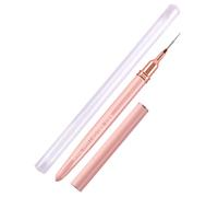 Fine Liner Brush - nail arts Striping Brush With Soft Red Handle, Precision Tip For Delicate Coloring And Elongated Lines | Longtail Tool For Manicure Nail Design Home Salon Use