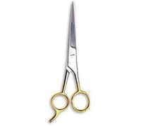 Fine Lines UK Gold Handle Barber Scissors With Hook 33414