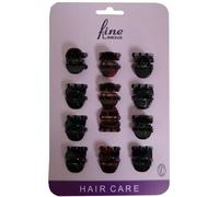 Fine Lines UK Mini Claw Clip H6201 12 clips