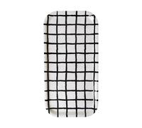 Fine Little Day Checkered tray 22x43 cm Black-white