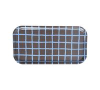 Fine Little Day Checkered tray 22x43 cm Brown
