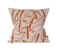 Fine Little Day Dog walk cushion cover 48x48 cm Natural-orange