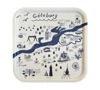 Fine Little Day Gothenburg tray 32x32 cm White-Blue