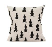 Fine Little Day Gran cushion cover half-linen black