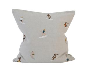 Fine Little Day Surfers pillowcase 48x48 cm Natural