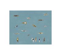 Fine Little Day Swimmers poster Blue, 40x50 cm