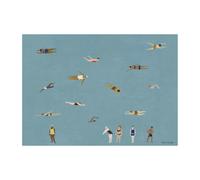Fine Little Day Swimmers poster Blue, 50x70 cm
