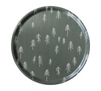 Fine Little Day Tall tray Ø38 cm Green-nude
