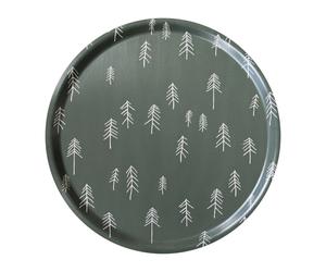 Fine Little Day Tall tray Ø38 cm Green-nude