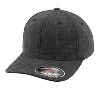 Fine Melange Cap Flexfit by Yupoong Black L/XL