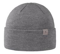 Lierys Fine Merino Knitted hat Women/Men with Turn-up Brim - Made in Germany - Winter hat Made of Merino Wool - Knitted Oversized Beanie - One Size (54-61 cm) - Autumn/Winter Grey One Size