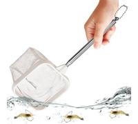 Fine Mesh Aquarium Net Extendable Long Handle with a | Long-handled aquarium net for lakes, rivers, streams, seas, gardens, backyards, camping, holidays, travel, shores and so on