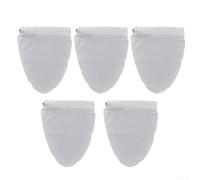 Fine Mesh Nylon Cheese Bags 5 Reusable Filters for Smooth Yogurt, Nut Milk, and Cold Brew For Coffee (((large))