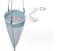 Fine Mesh Plankton Net, Aquarium Plankton Collection Net With 5m Rope For Freshwater Marine Use 125-200 Mesh(200Mesh)