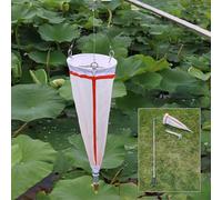 Fine Mesh Plankton Sampling Net with Retractable Pole, Durable Nylon Net for Efficient Plankton Collection in Garden, Lake, and Pond Water