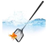 Fine Mesh Pool & Aquarium Net, Portable Debris Skimmer Tool, 13.78 inches, Telescopic Leaf & Fish Scoop, Lightweight Cleaning Accessory, for Pools, Pond, Fountain & Fish Tank