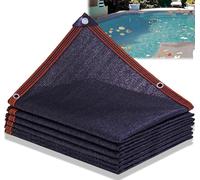 Fine Mesh Pool Leaf Net Cover - Rectangular Cuttable Safety Cover for In-Ground Swimming Pools (3x5m/10x16.4ft) - Durable Protection Against Leaves and Debris